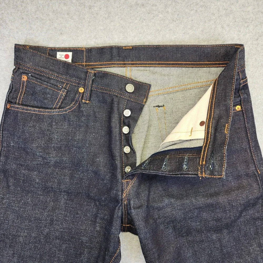 Edwin Mens 32x31 AKT03 Akita Straight Rainbow Selvedge 13.5oz Denim Jeans Japan
